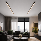 Plafonnier Moderne et Minimaliste Longue Bande