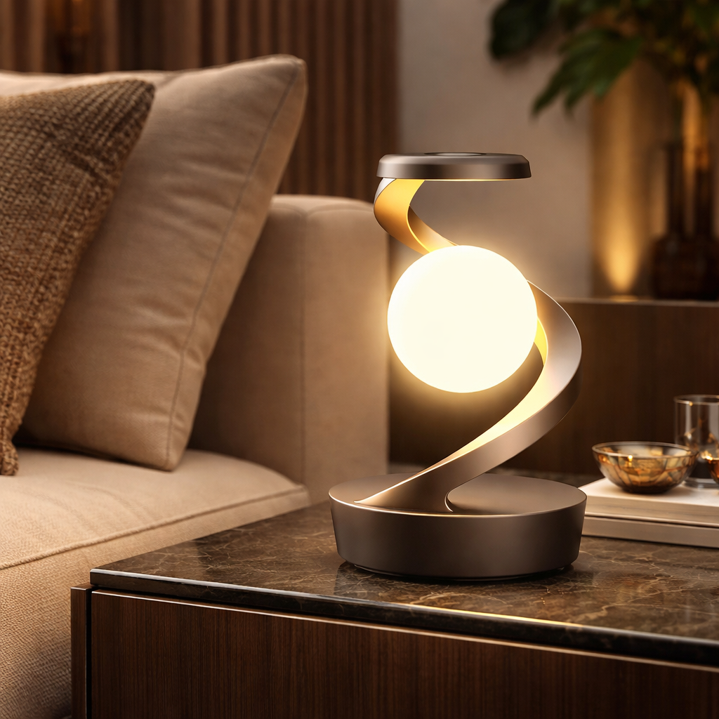 Lampe de Chevet Tactile Design avec Chargeur sans Fil