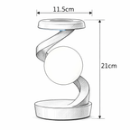 Lampe de Chevet Tactile Design avec Chargeur sans Fil