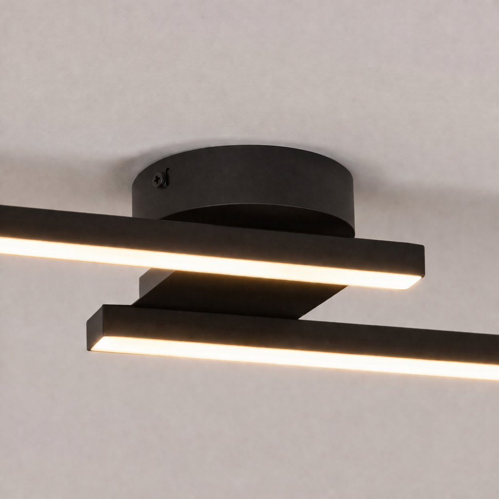 Plafonnier moderne à longue bande en aluminium