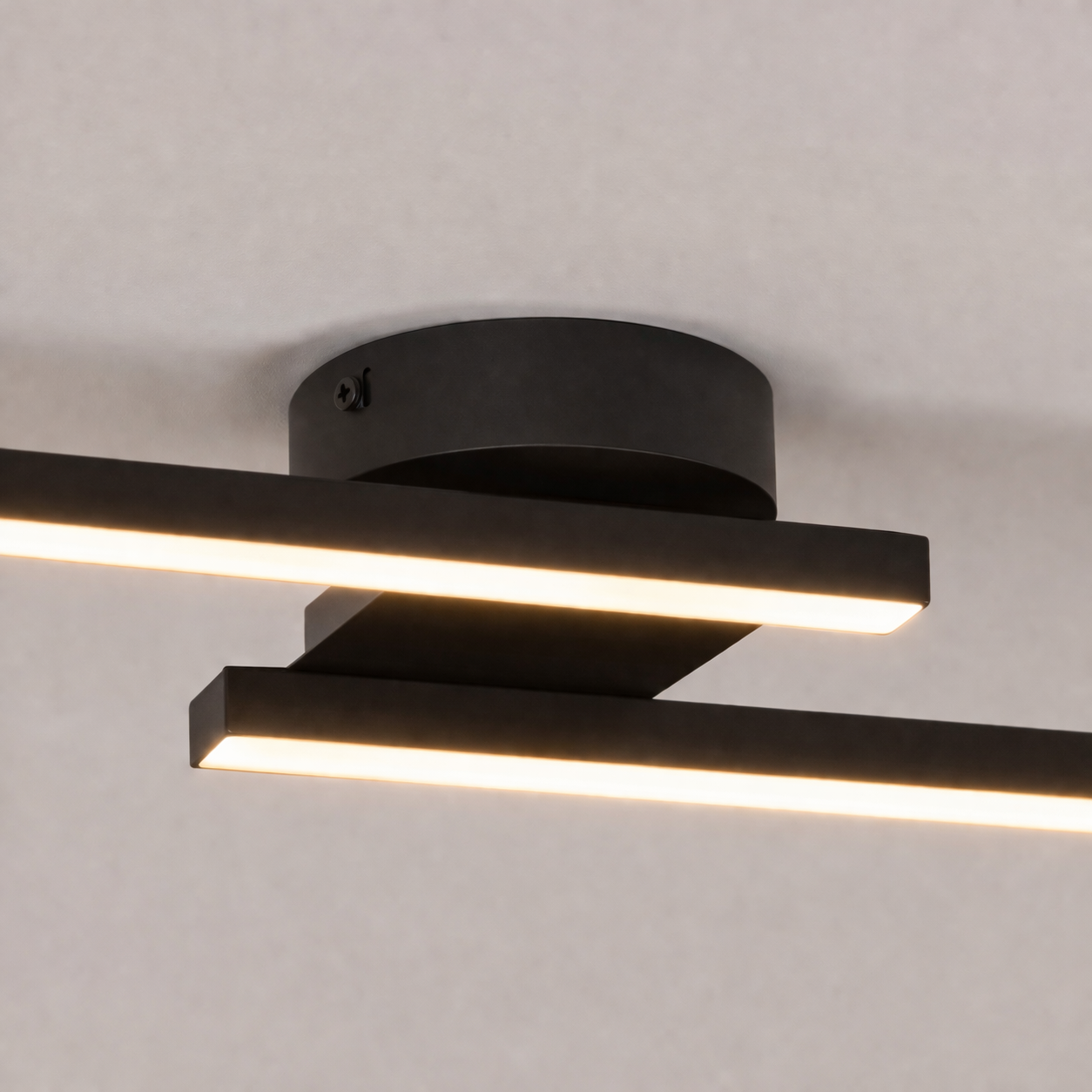 Plafonnier moderne à longue bande en aluminium
