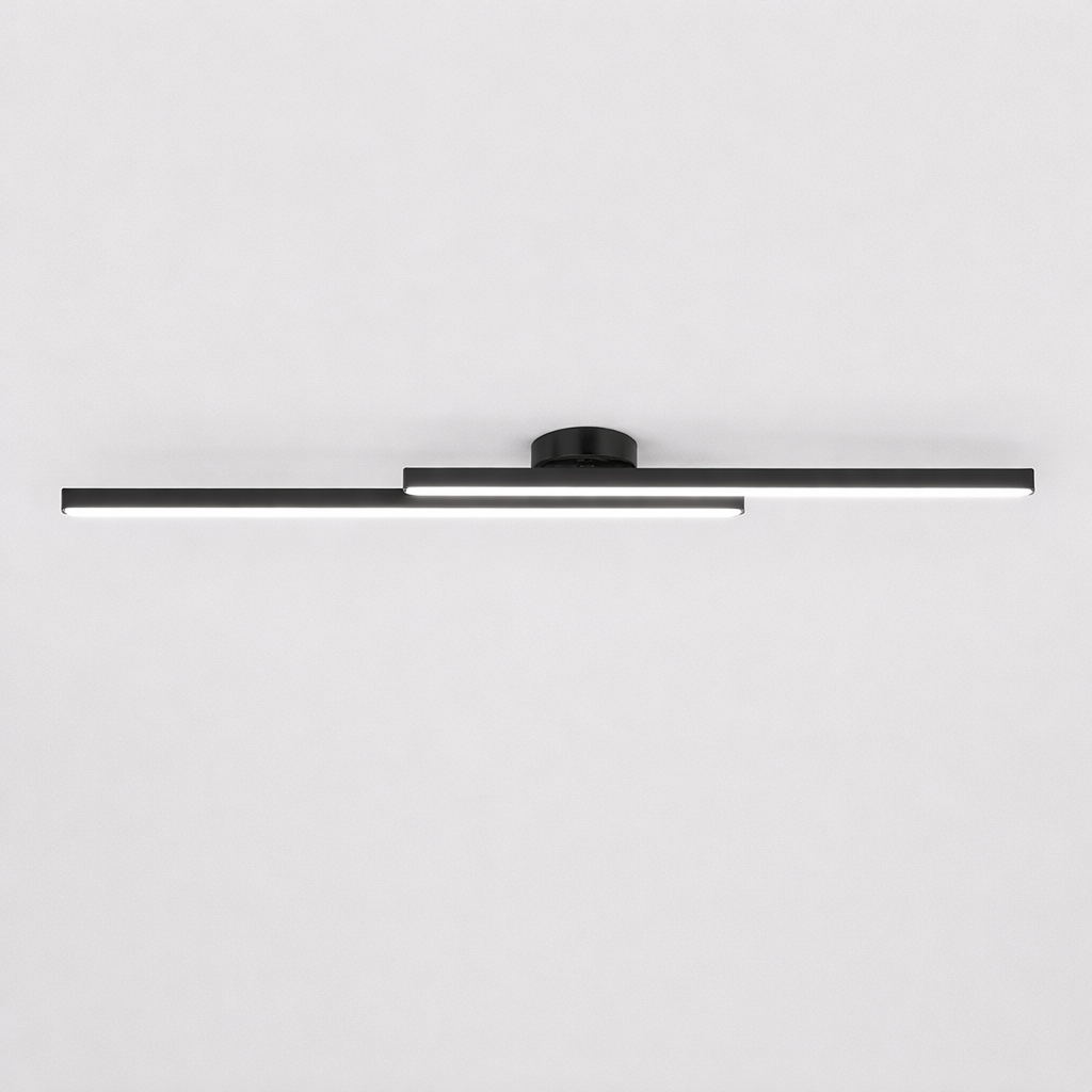 Plafonnier moderne à longue bande en aluminium