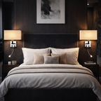 Applique en tissu avec interrupteur LED