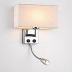 Applique en tissu avec interrupteur LED