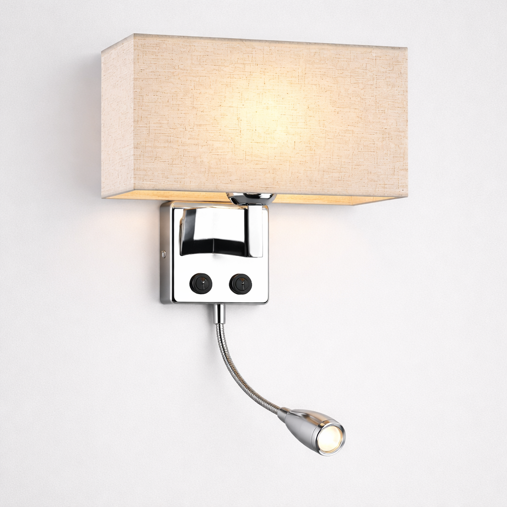Applique en tissu avec interrupteur LED