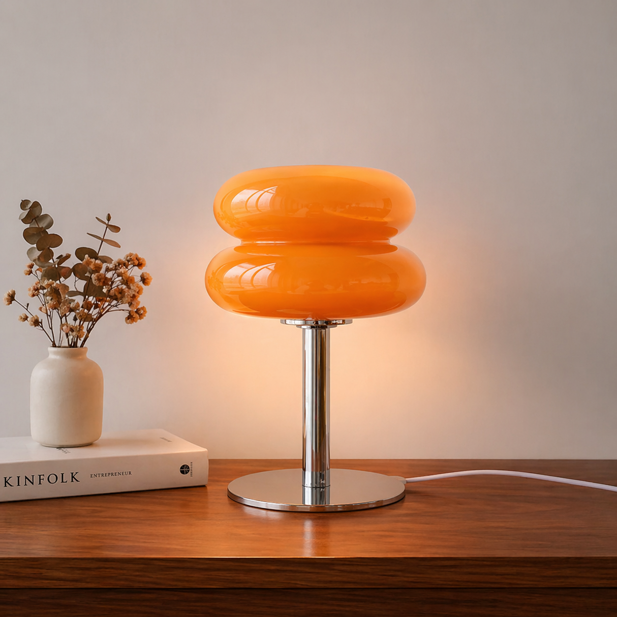 Lampe à Poser Design Italien Verre