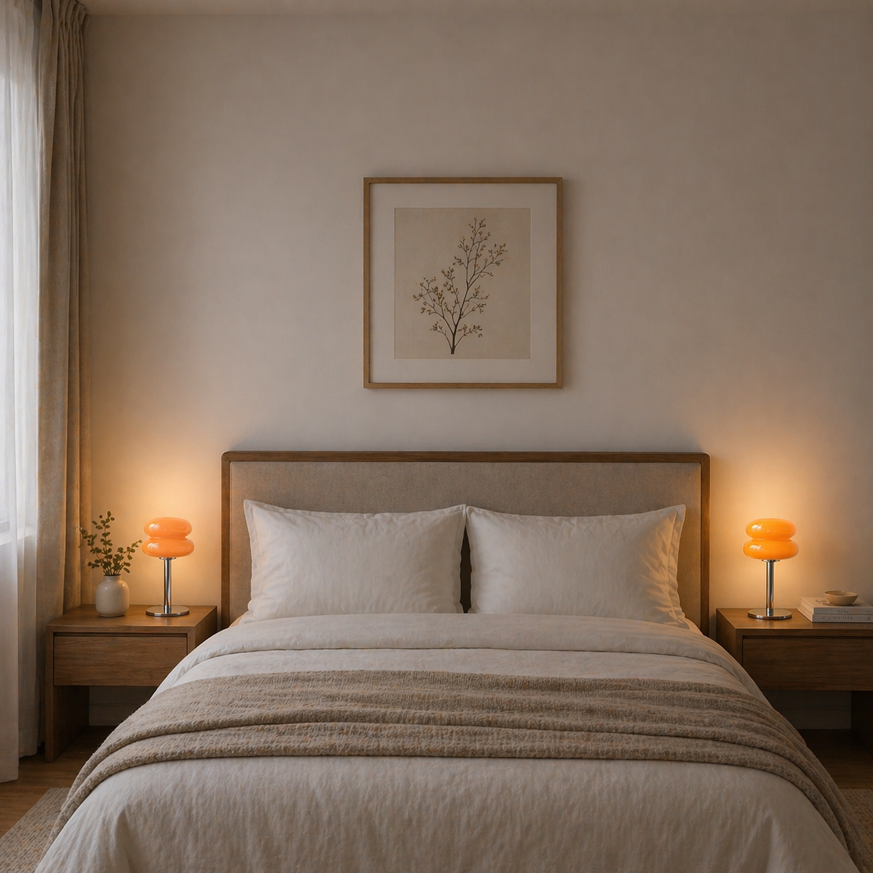Lampe à Poser Design Italien Verre