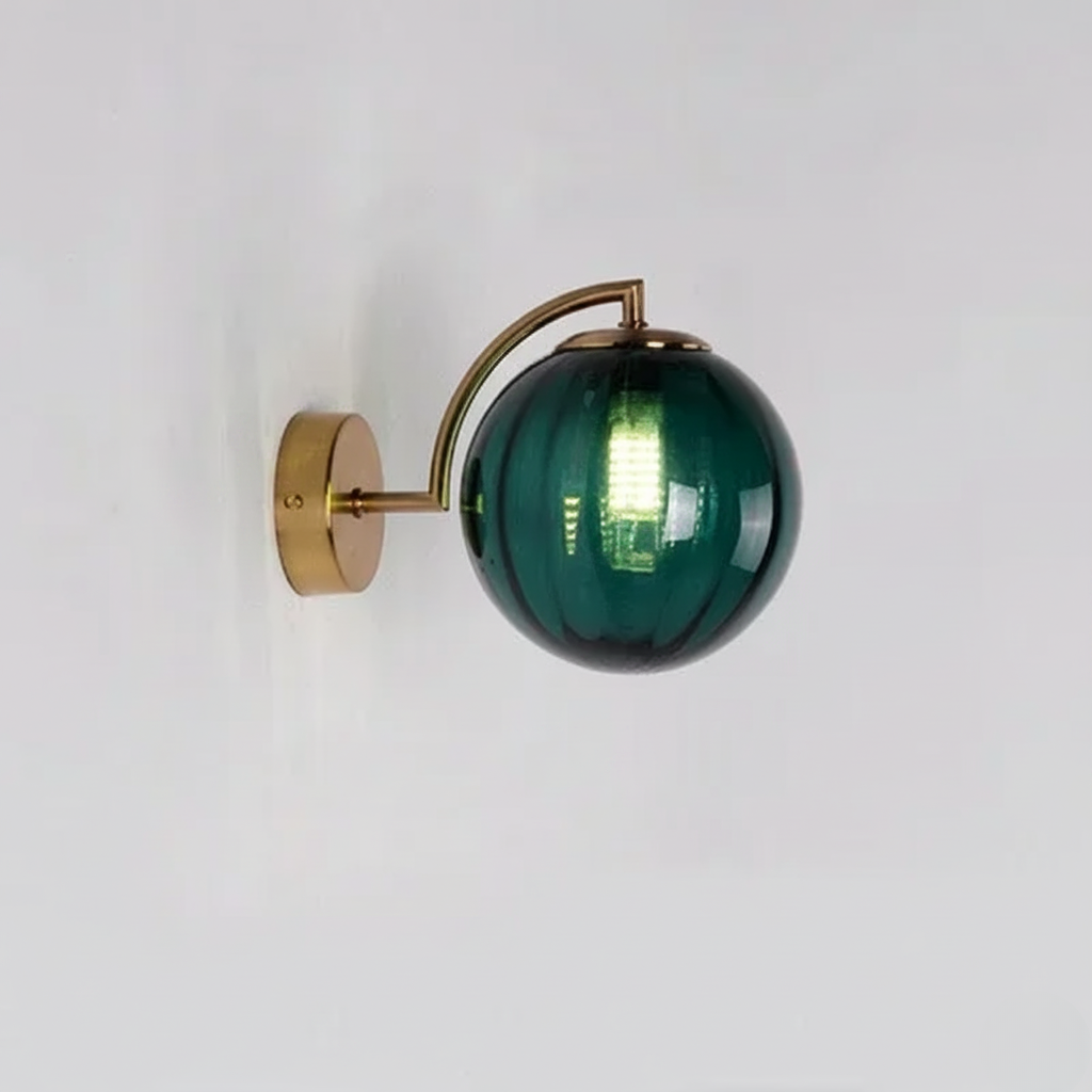 Applique Murale Boule en Verre