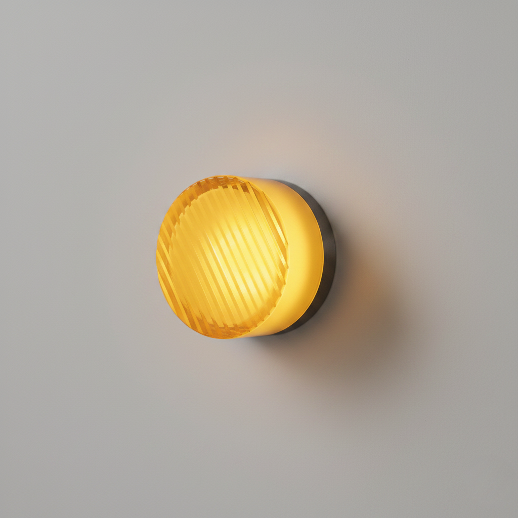 Lampe Murale Ronde en Verre