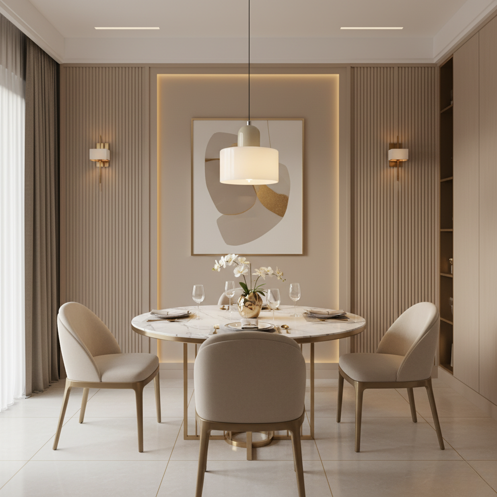 Suspension Nordique Verre Circulaire
