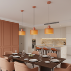Suspension Nordique Verre Circulaire