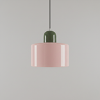 Suspension Nordique Verre Circulaire