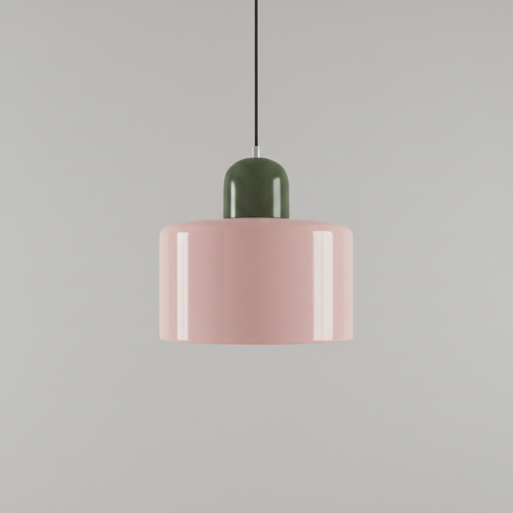 Suspension Nordique Verre Circulaire