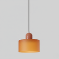 Suspension Nordique Verre Circulaire