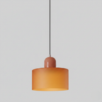 Suspension Nordique Verre Circulaire