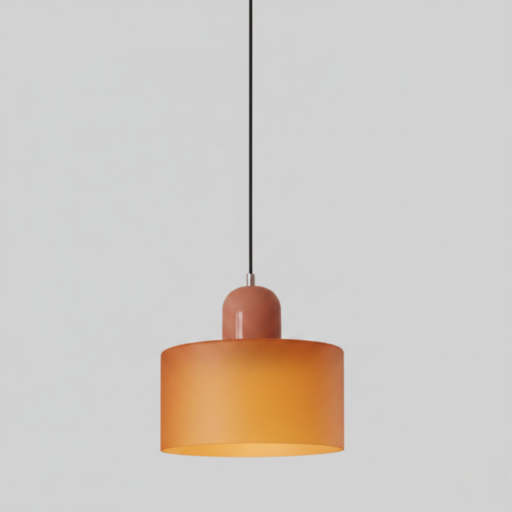 Suspension Nordique Verre Circulaire
