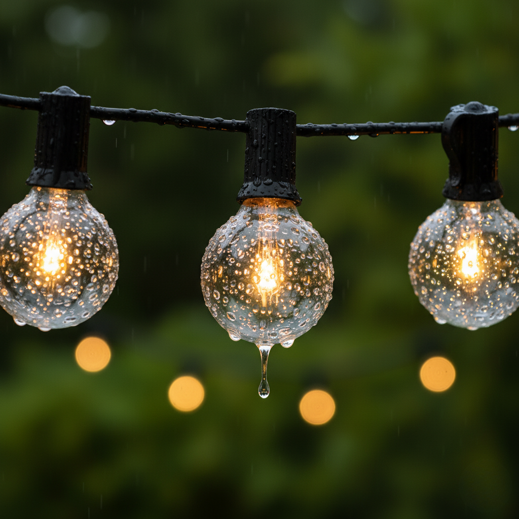 Guirlande Lumineuse LED Extérieur Guinguette