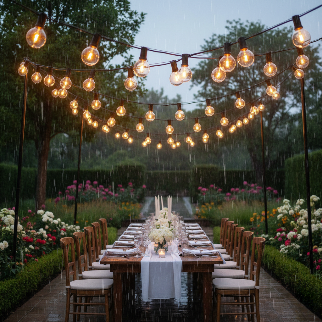 Guirlande Lumineuse LED Extérieur Guinguette