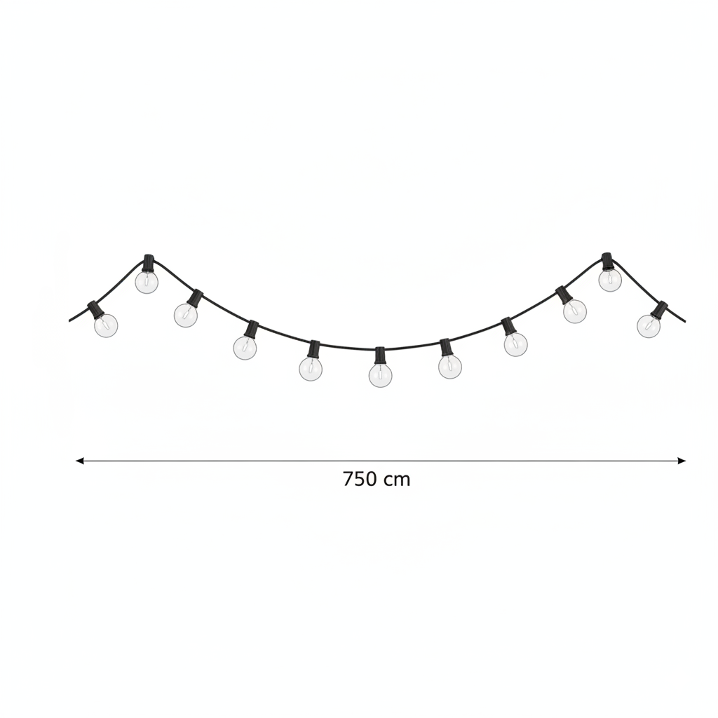 Guirlande Lumineuse LED Extérieur Guinguette