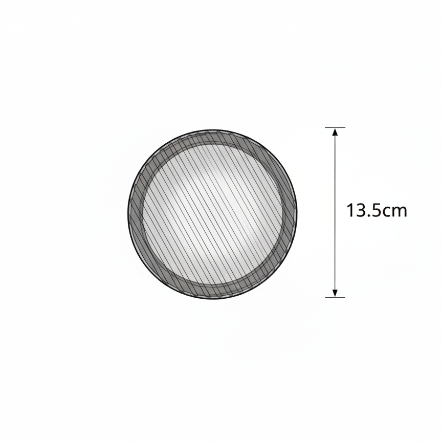 Lampe Murale Ronde en Verre