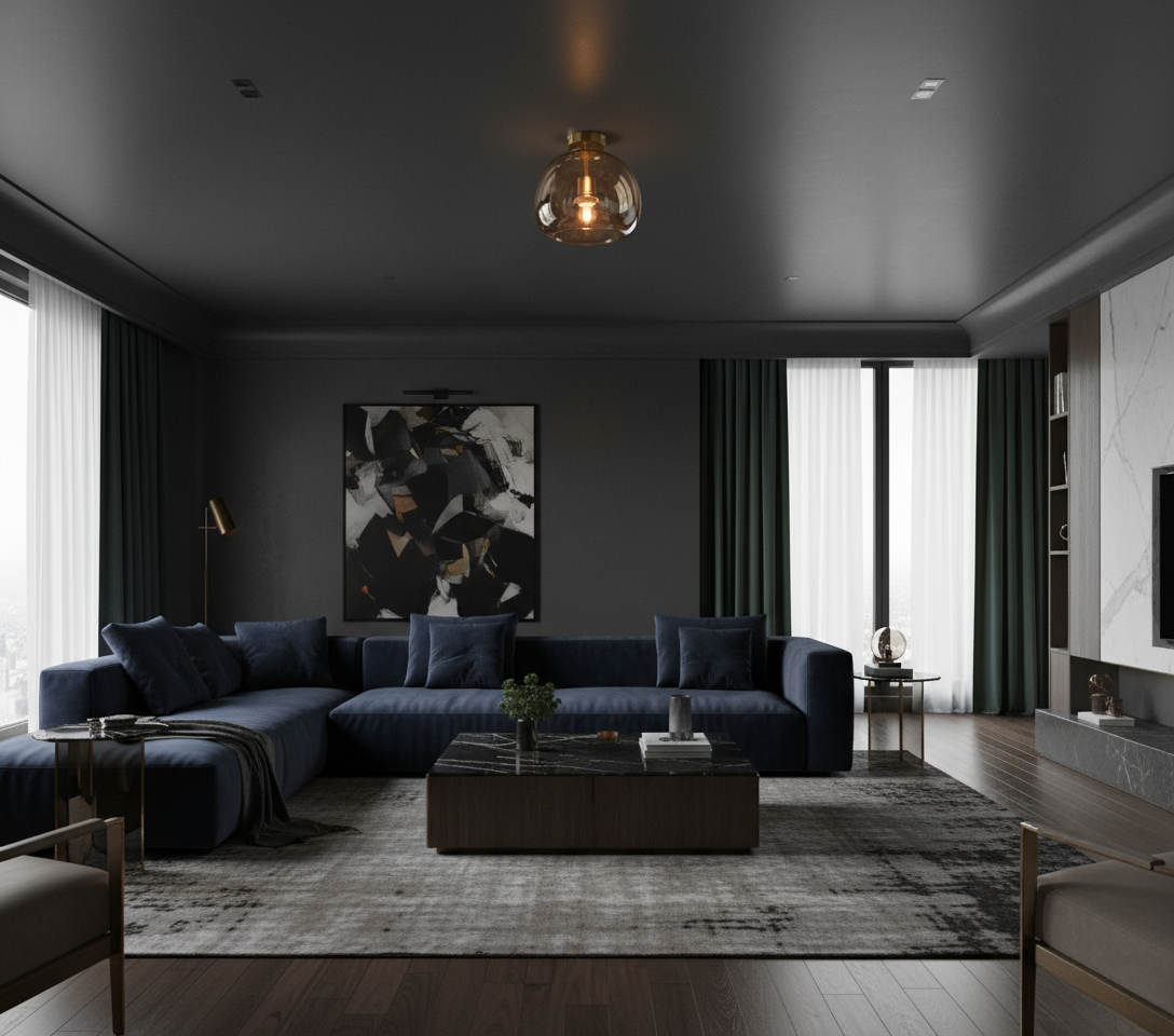 Plafonnier en Verre Design Nordique