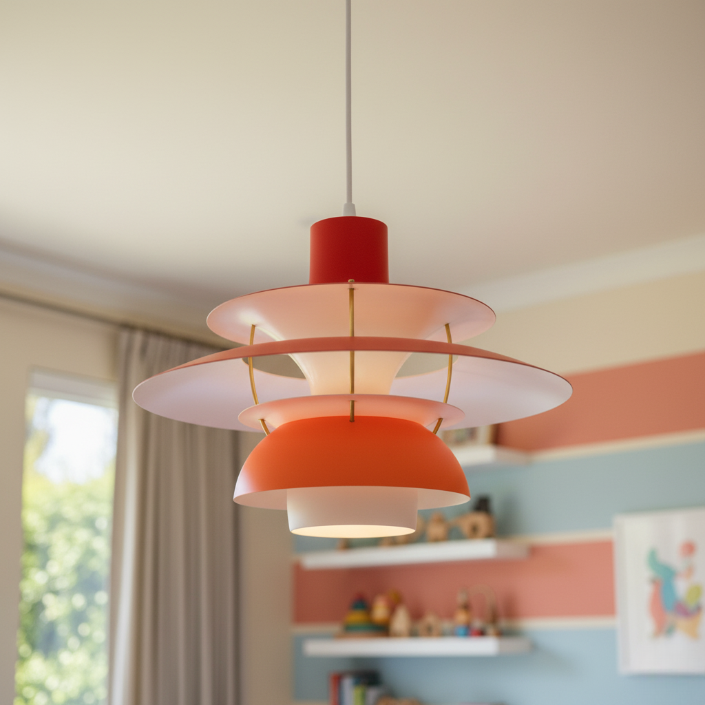Suspension Macaron avec Abat-Jour