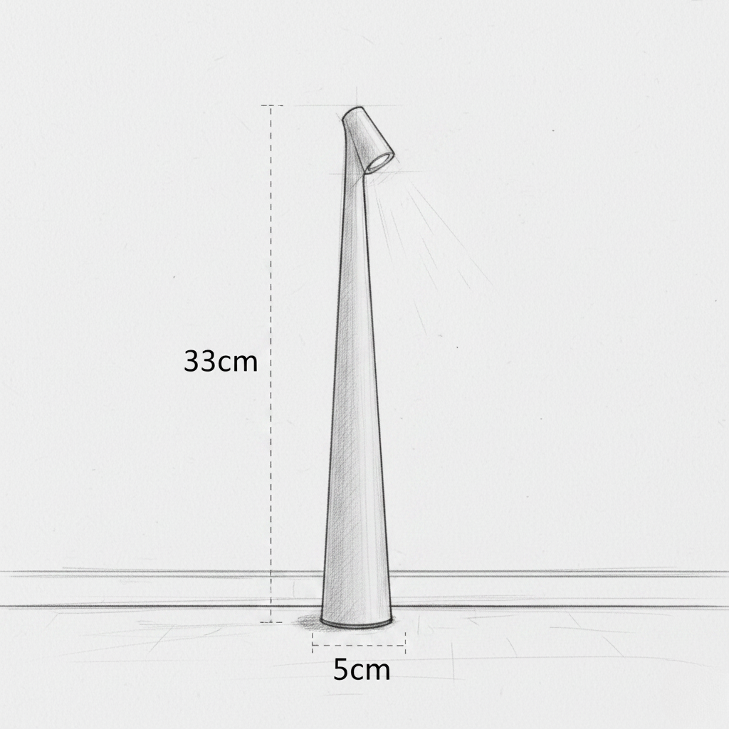 Lampe de Table LED Sans Fil – Design Scandinave Minimaliste