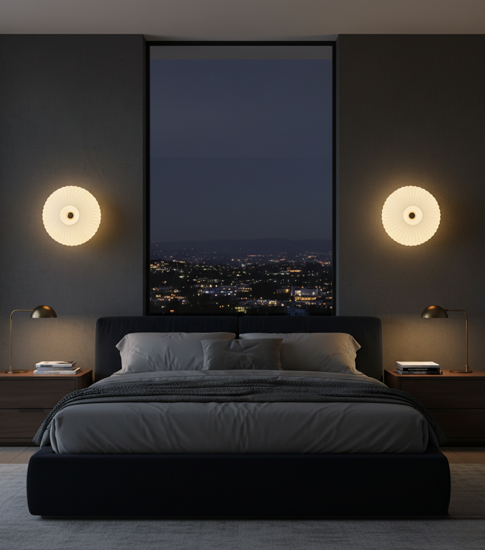Applique Murale Rétro Verre LED Moderne