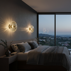 Applique Murale Rétro Verre LED Moderne
