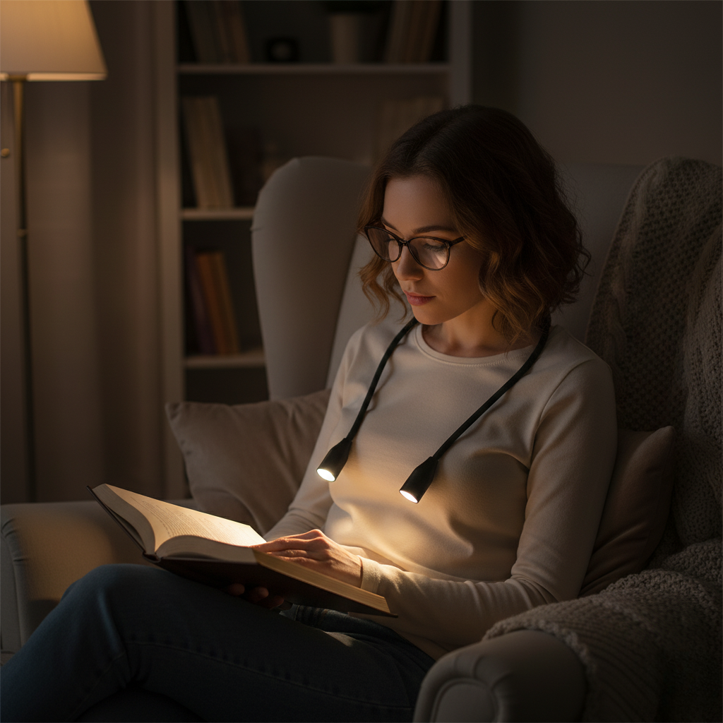 Lampe de lecture LED pour le Cou