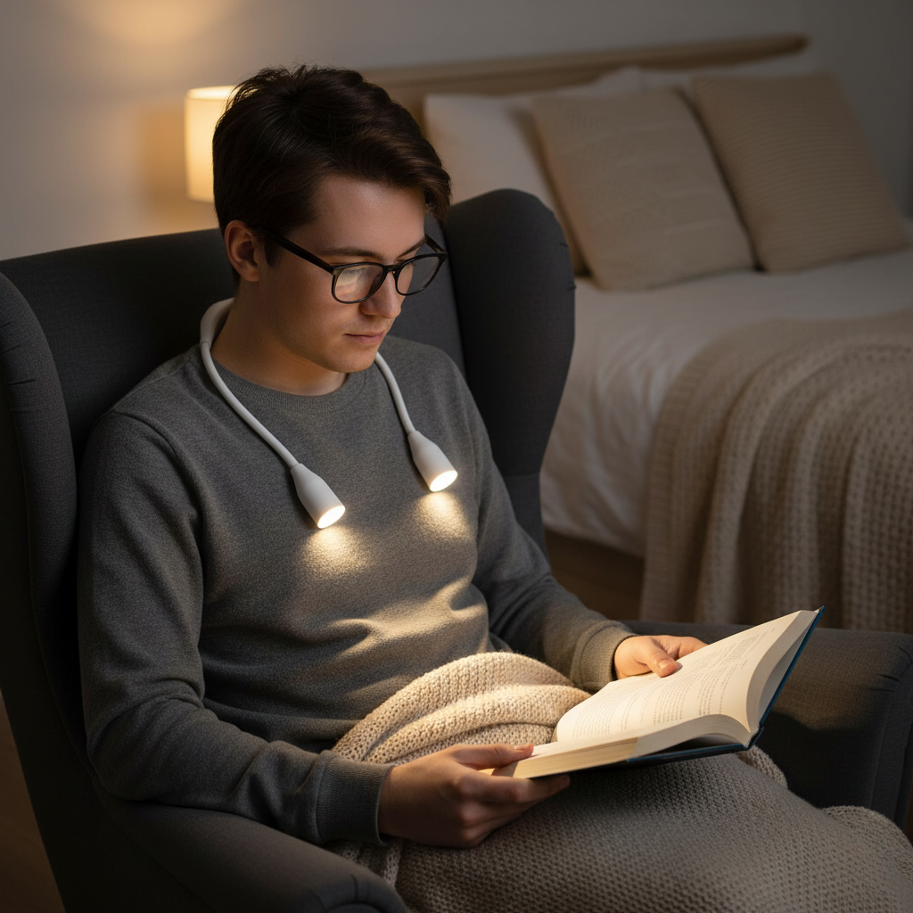 Lampe de lecture LED pour le Cou
