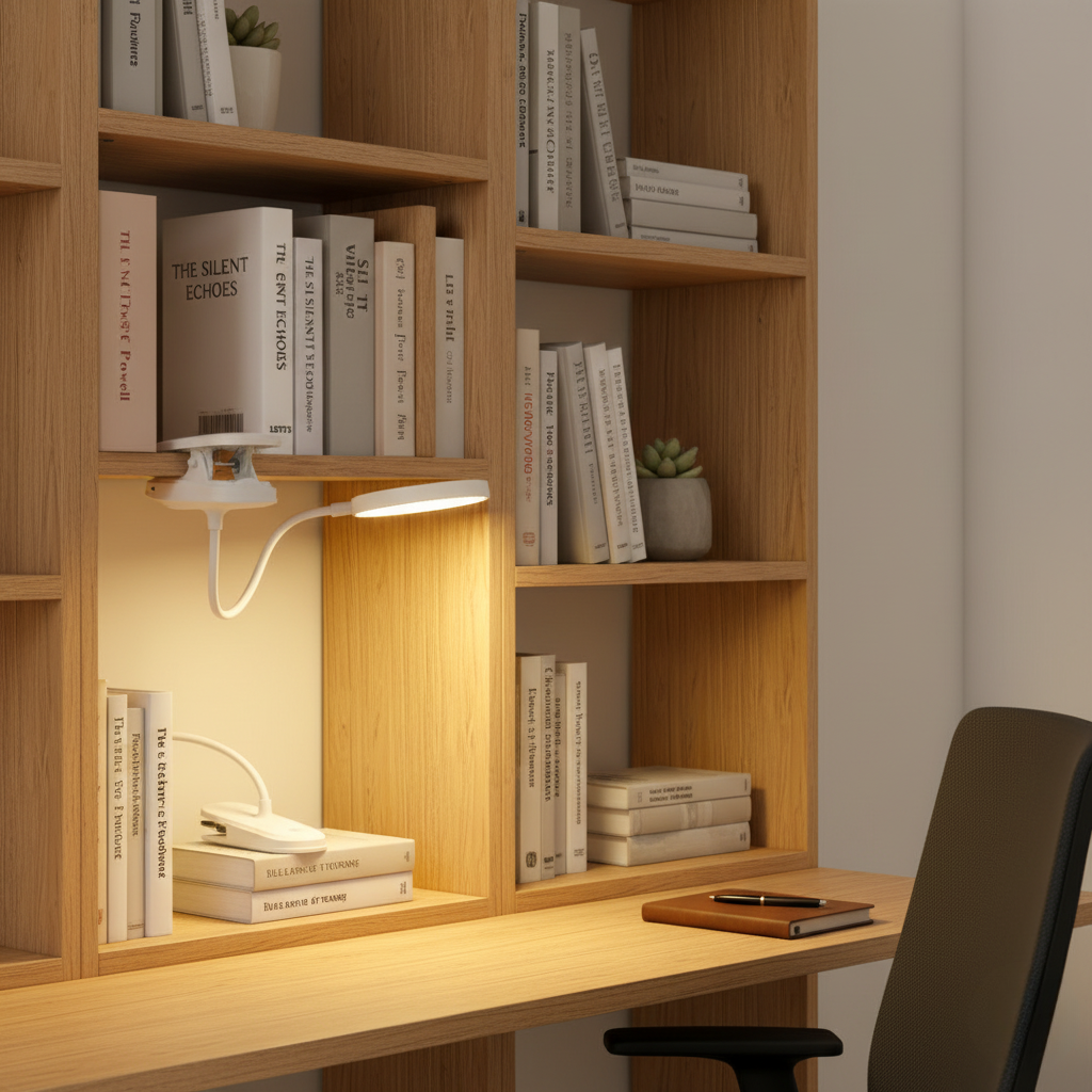 Lampe de Chevet Pince Sans Fil LED