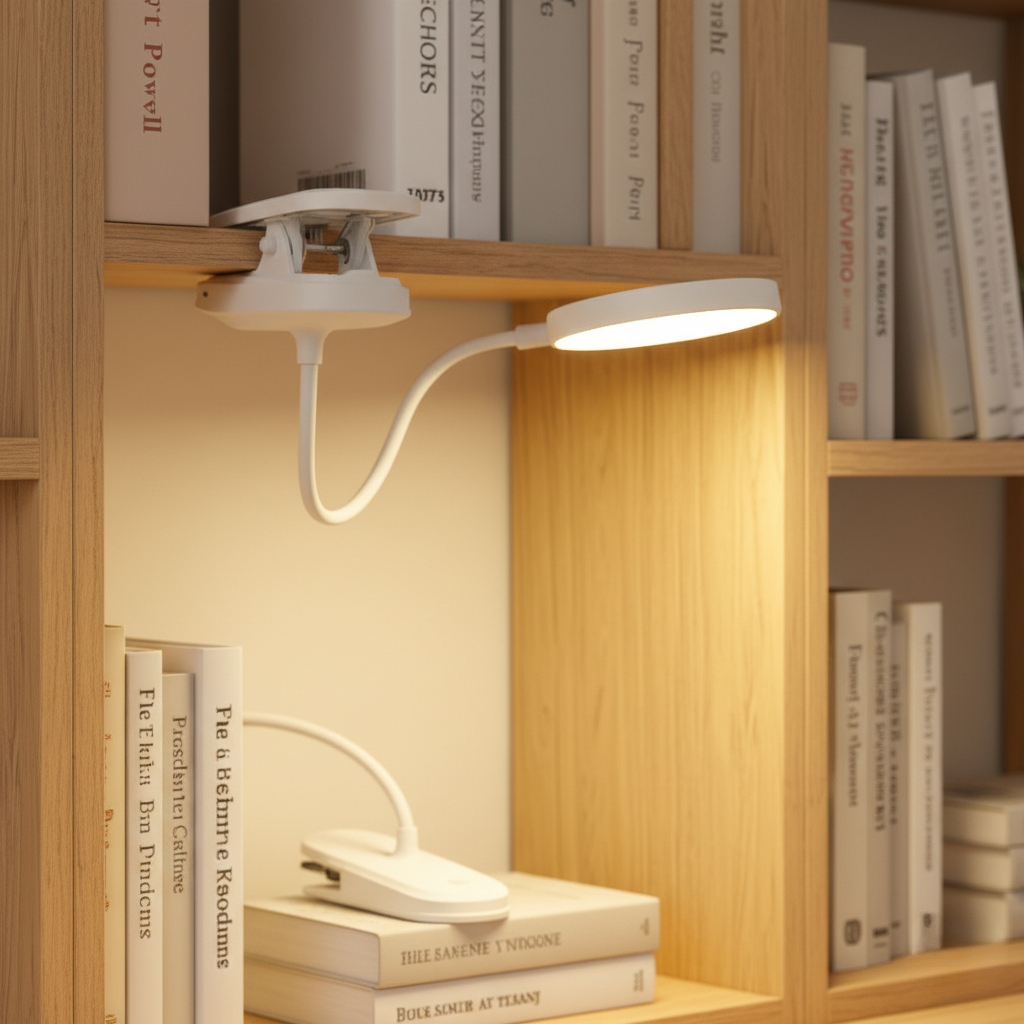Lampe de Chevet Pince Sans Fil LED