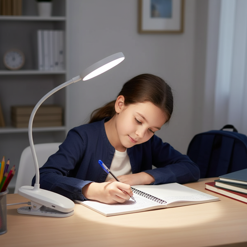 Lampe de Chevet Pince Sans Fil LED