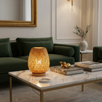 Lampe en Bambou Tressé
