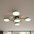 Plafonnier Circulaire Moderne Nordique en Acrylique LED