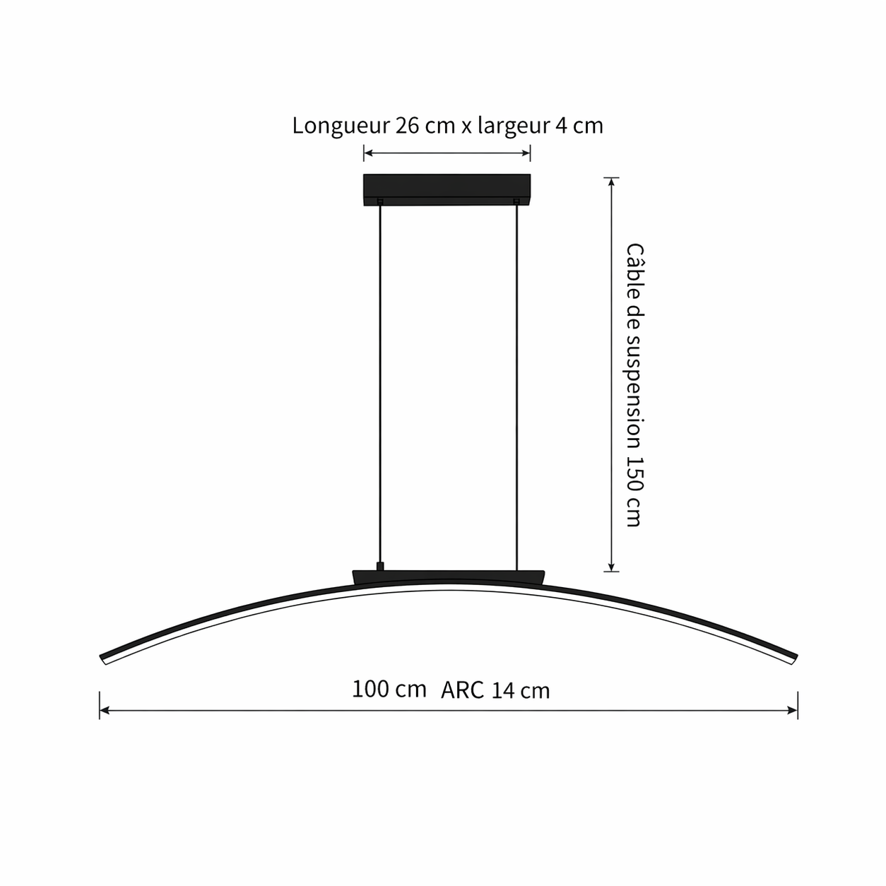 Suspension Luminaire Design LED