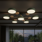 Plafonnier Circulaire Moderne Nordique en Acrylique LED