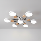 Plafonnier Circulaire Moderne Nordique en Acrylique LED