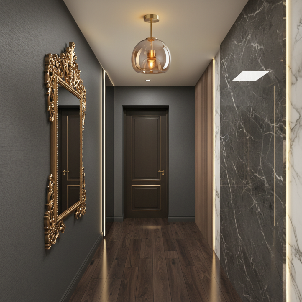 Plafonnier en Verre Design Nordique