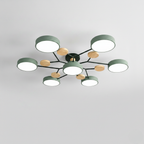 Plafonnier Circulaire Moderne Nordique en Acrylique LED