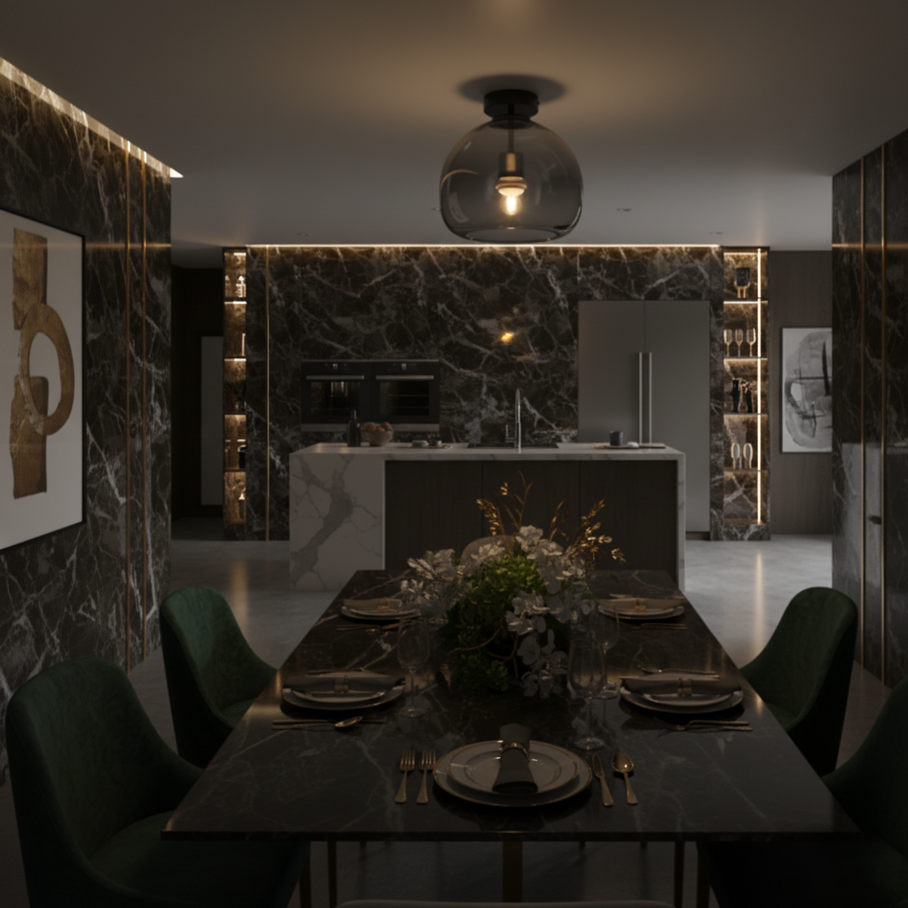 Plafonnier en Verre Design Nordique