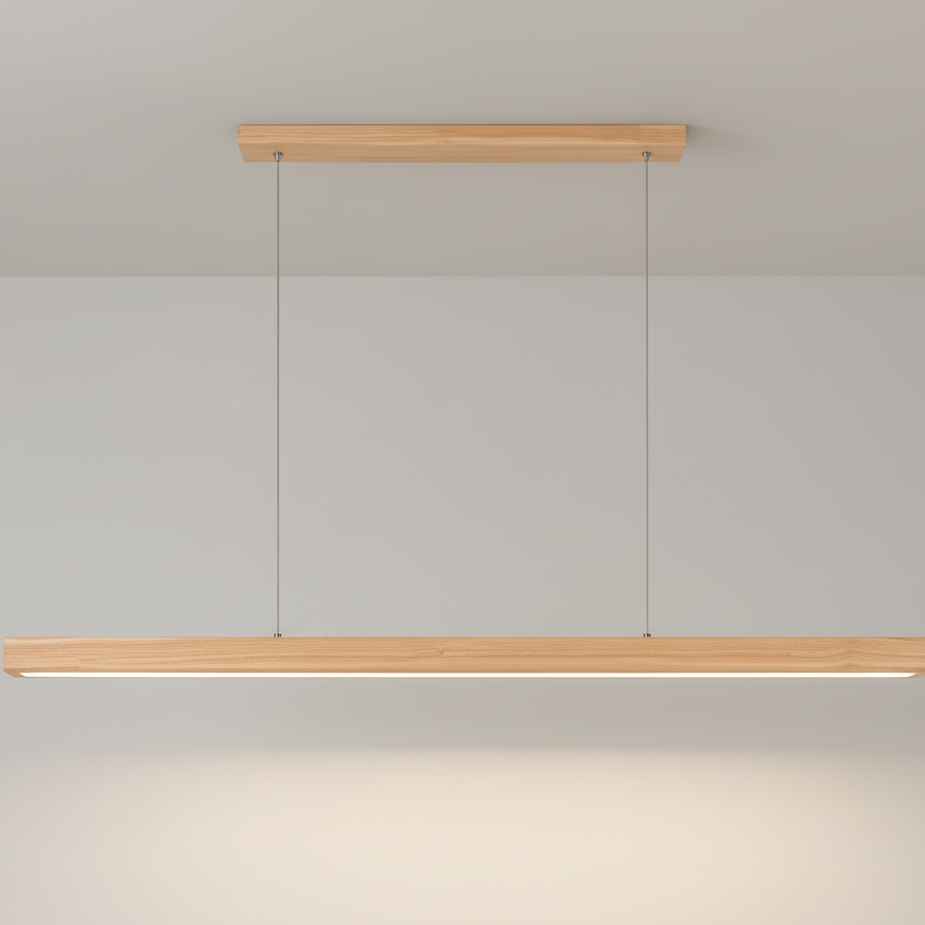 Suspension Linéaire Design en Bois