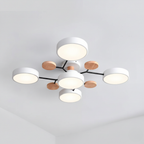 Plafonnier Circulaire Moderne Nordique en Acrylique LED