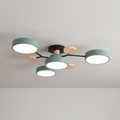 Plafonnier Circulaire Moderne Nordique en Acrylique LED