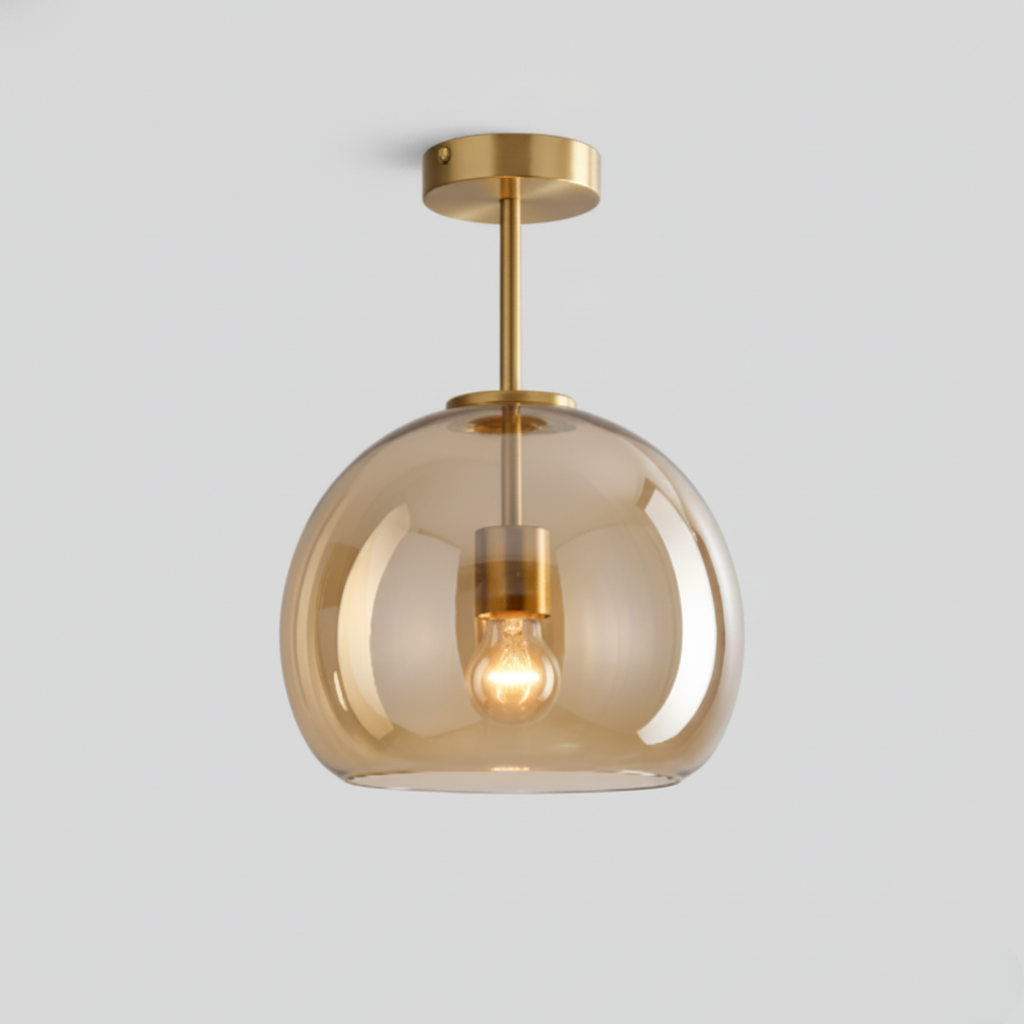 Plafonnier en Verre Design Nordique