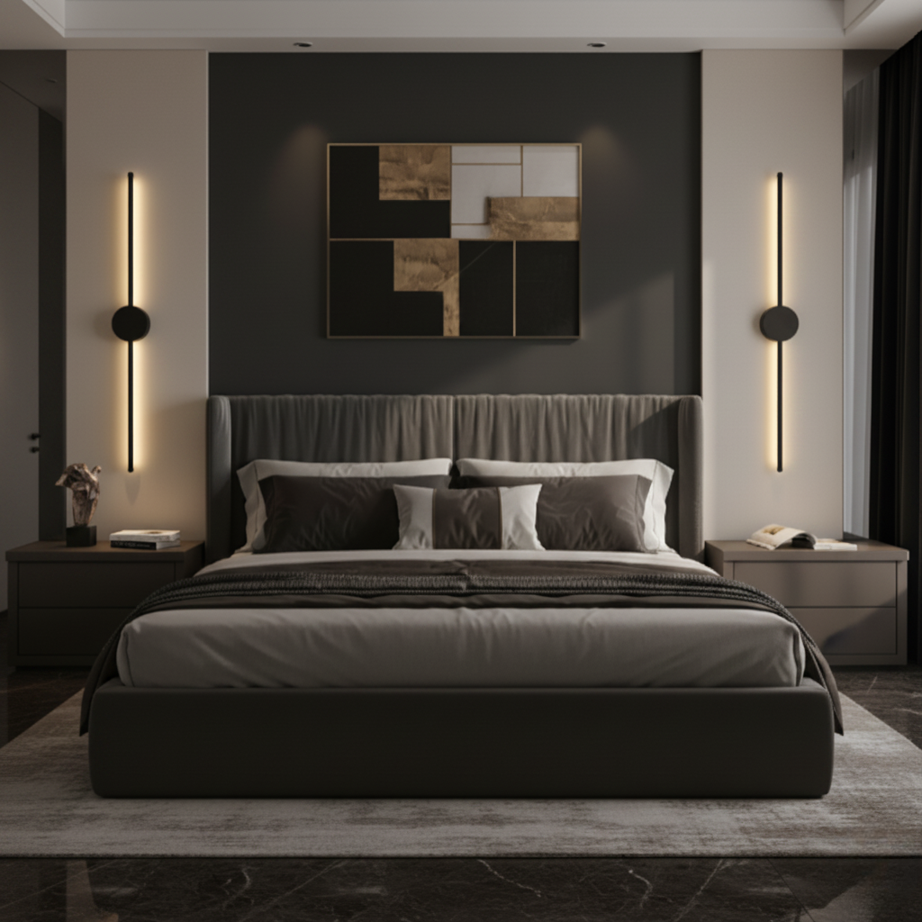 Applique Murale LED Design Noir