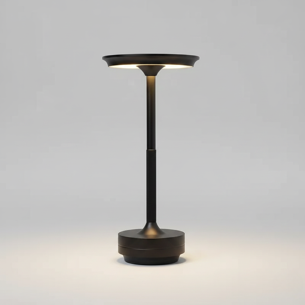 Lampe de Table Design Moderne et Rechargeable avec Éclairage Dimmable