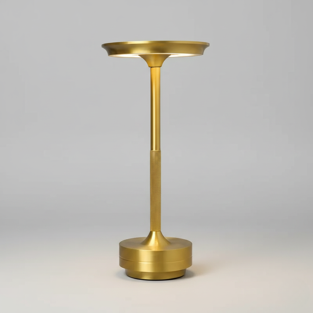 Lampe de Table Design Moderne et Rechargeable avec Éclairage Dimmable