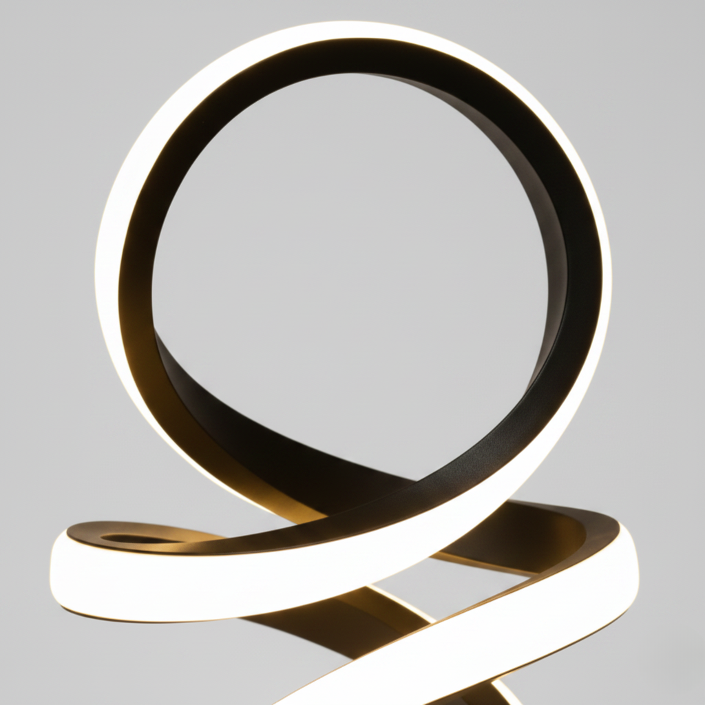 Lampe de Chevet Moderne LED Spirale